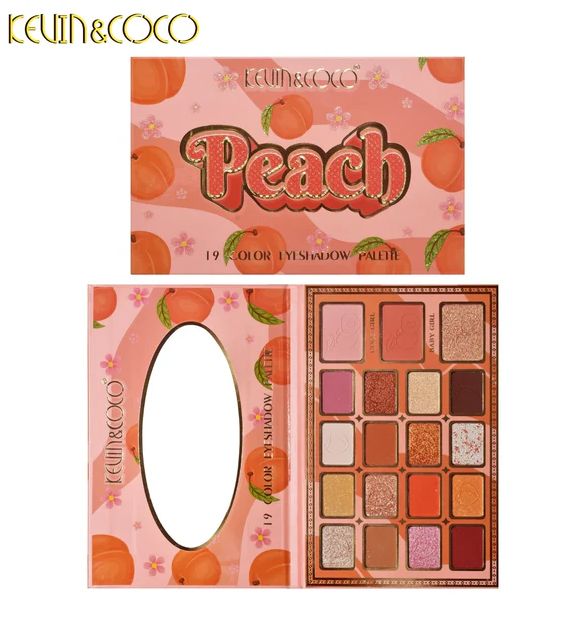 KEVIN AND COCO PEACH EYESHADOW PALETTE