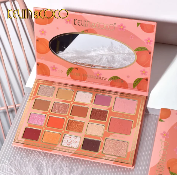 KEVIN AND COCO PEACH EYESHADOW PALETTE