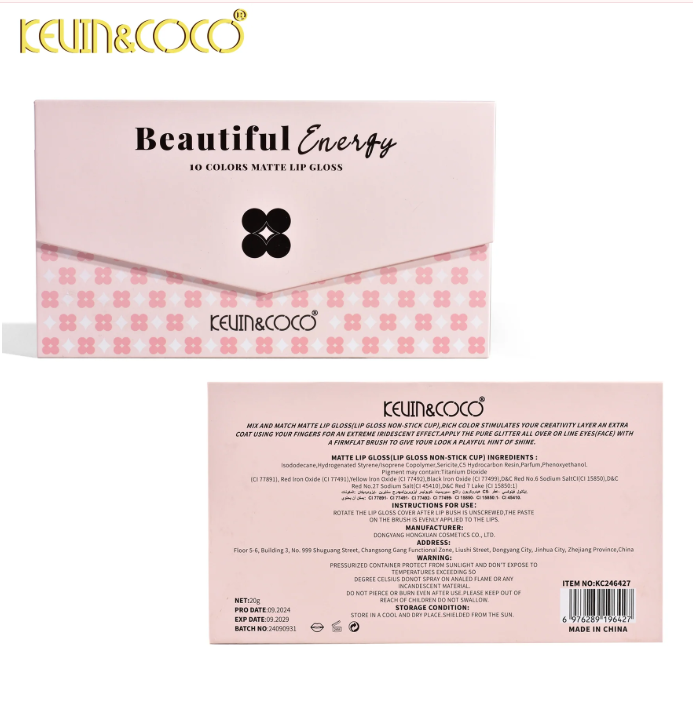 Kevin and Coco Beautiful Energy Matte Lipgloss