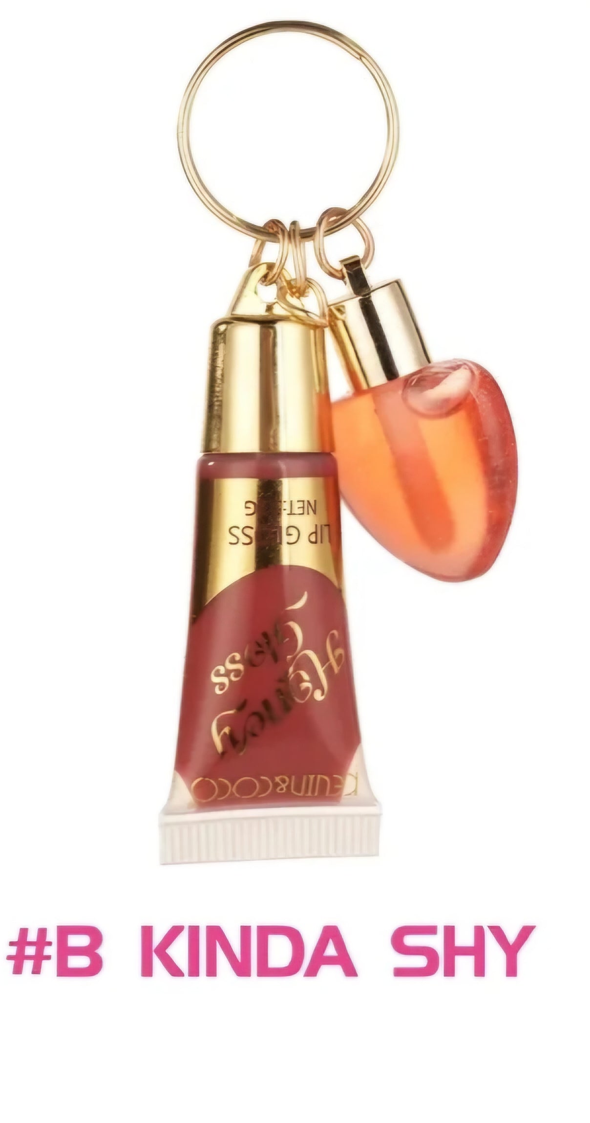 K&C Heart Keychain Lips