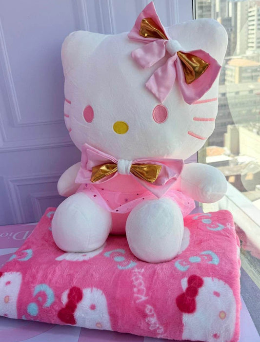 Hello Kitty Plushy with Blanket