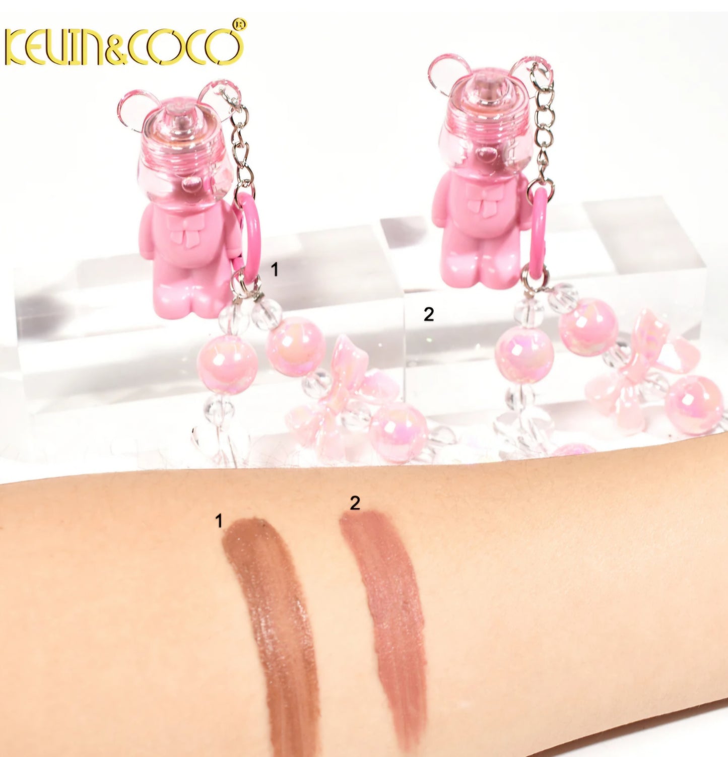 Kevin and Coco Mud Lip Keychain