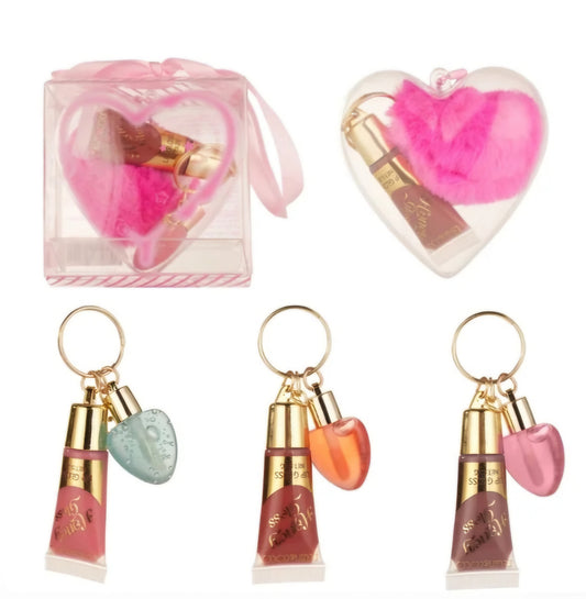 K&C Heart Keychain Lips
