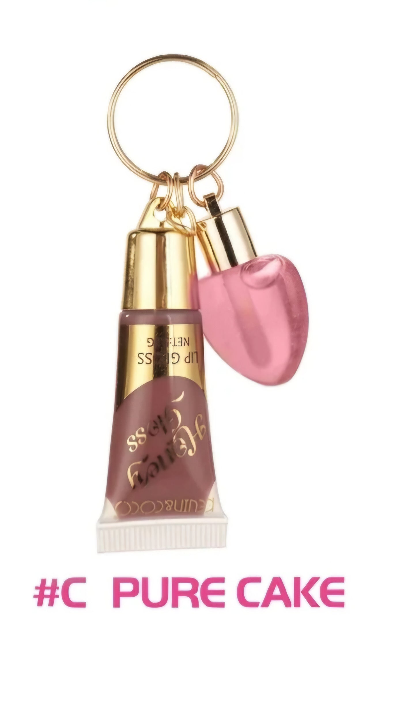 K&C Heart Keychain Lips