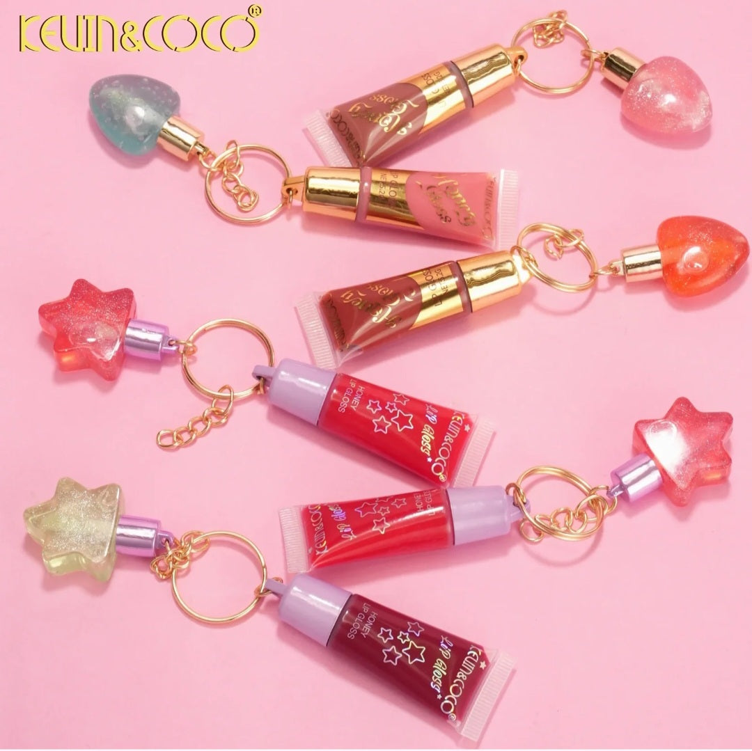 K&C Heart Keychain Lips